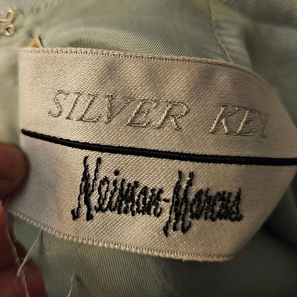 Adele Simpson Folkloric 1960's Deadstock Mint Green - Picture 7 of 16